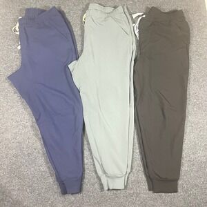 Lot of 3 FIGS Men's XL Short Zamora Technical Scrub Joggers Navy Sage Black